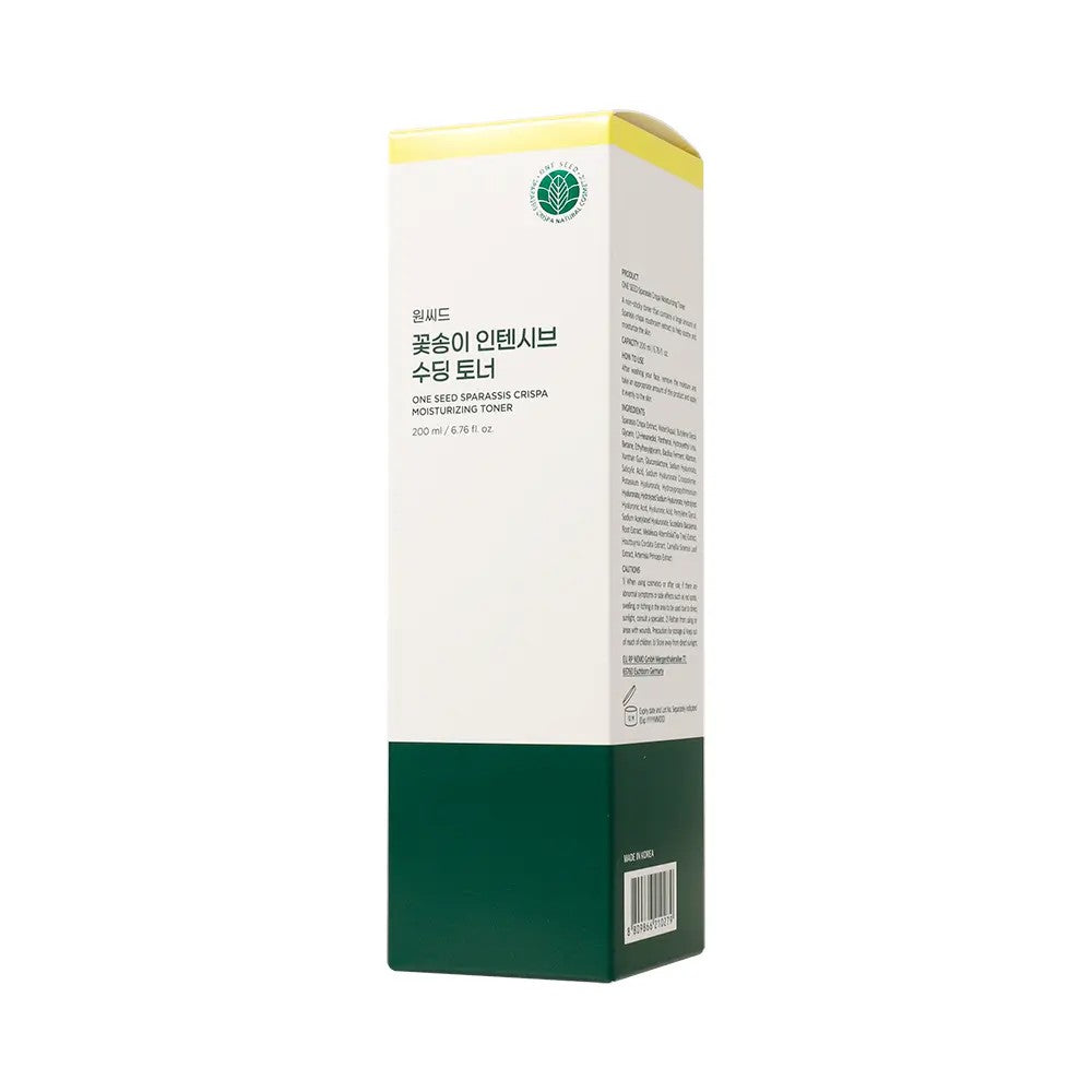 Toner One Seed à 45% d'extrait de Sparassis Crispa, apaise et restaure la barrière cutanée
