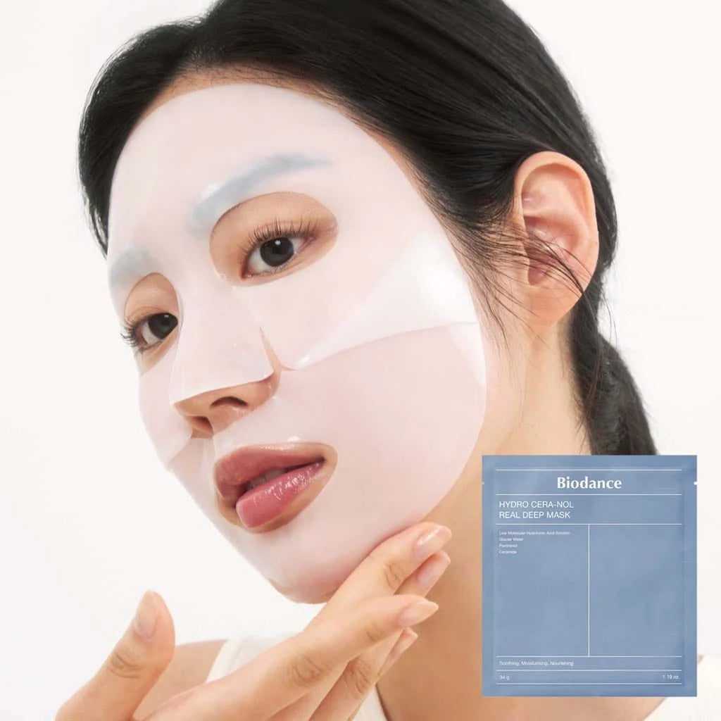 Biodance Hydro Cera-nol Real Deep Mask, masque hydrogel à l'eau des glaciers repulpant