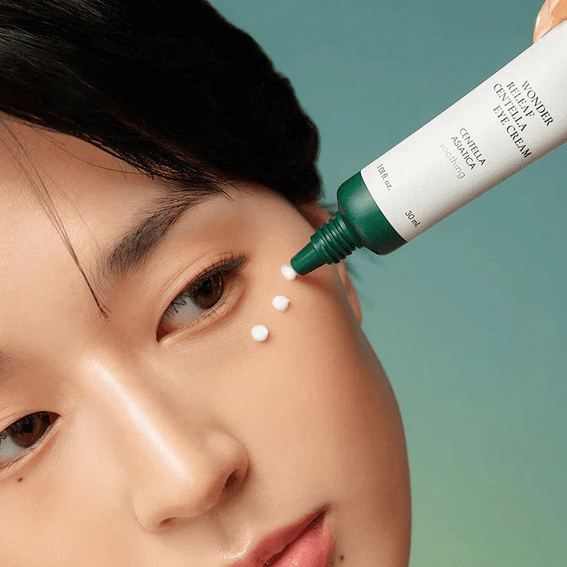 Purito Wonder Releaf Centella Eye Cream, soin yeux hydratant lissant les ridules