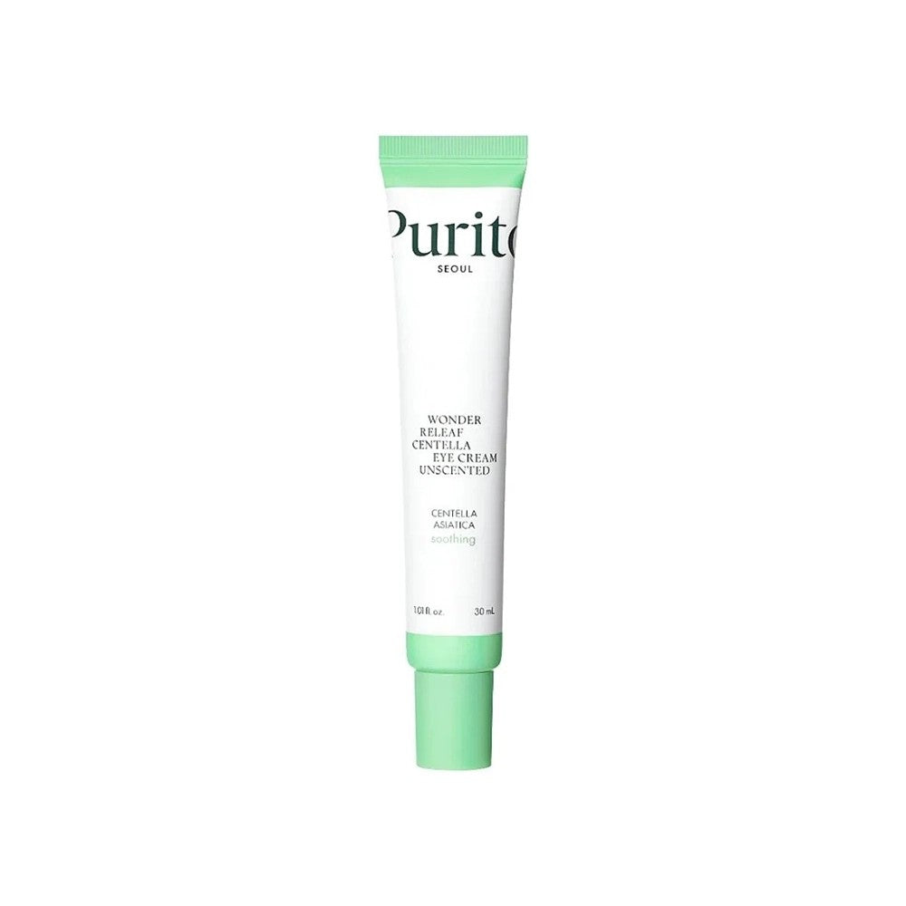 Purito Wonder Releaf Centella Eye Cream Unscented, contour des yeux coréen à la centella