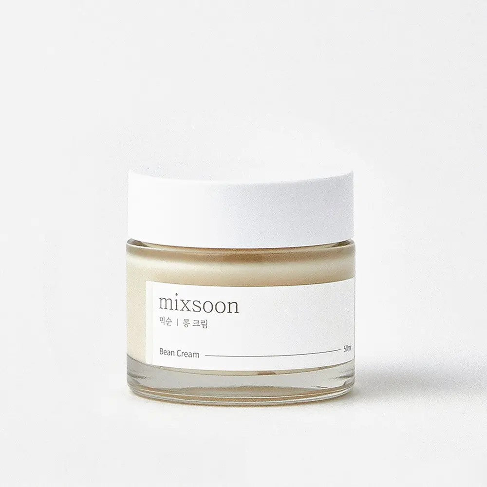 Mixsoon Bean Cream, crème hydratante coréenne aux ferments de haricot, poire et grenade