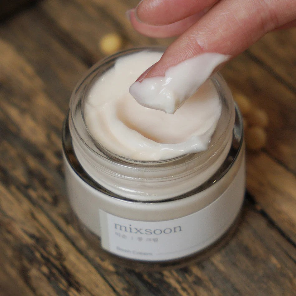 Mixsoon Bean Cream, soin hydratant intense pour peaux sèches, mixtes, sensibles et ternes
