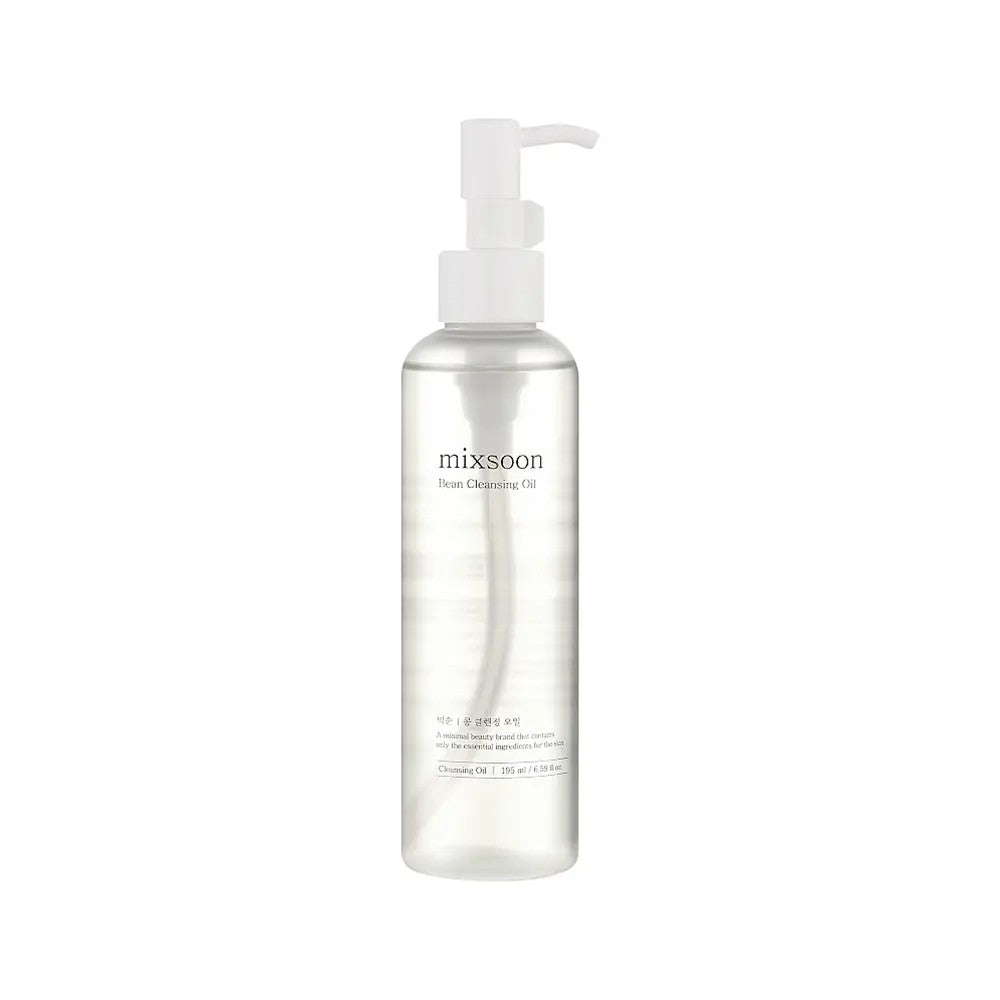 Mixsoon Bean Cleansing Oil, huile démaquillante coréenne douce aux ferments de soja et d'orge