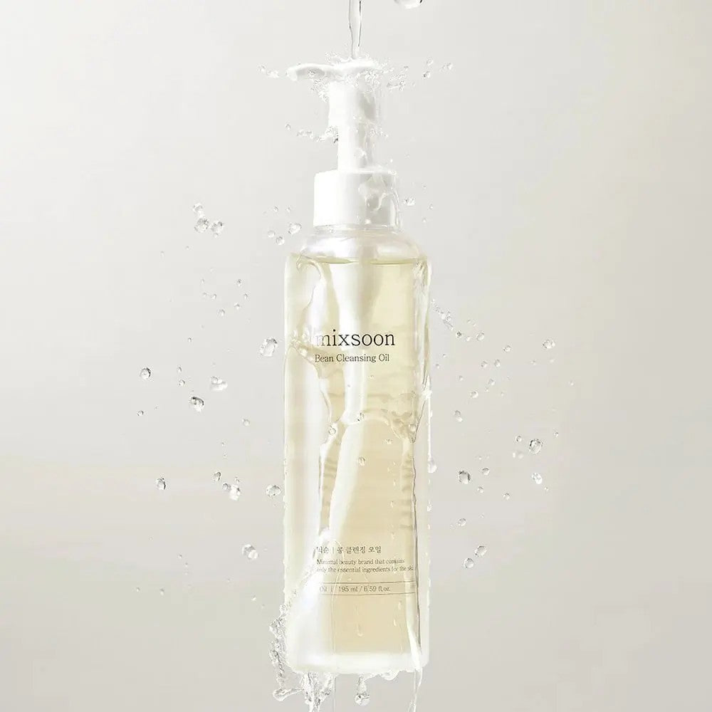 Mixsoon Bean Cleansing Oil, démaquillant coréen doux pour peaux grasses, mixtes et sensibles
