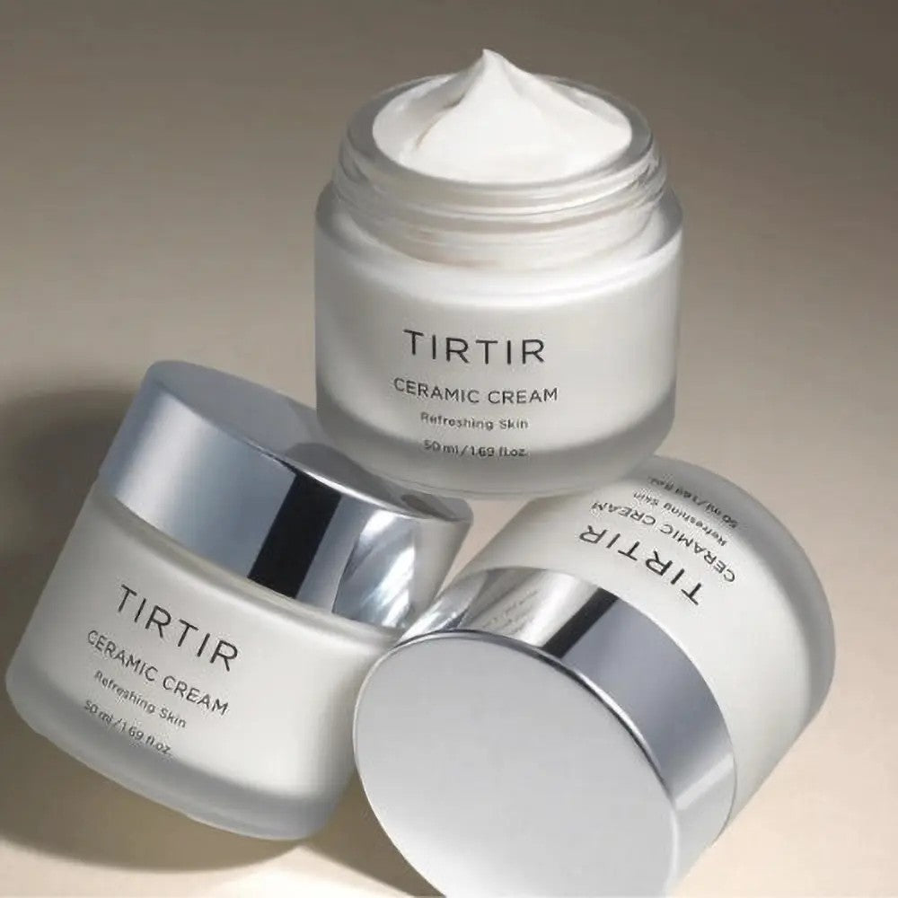 TIR TIR Ceramic Cream, texture de la crème hydratante au beurre de karité pour peau abîmée