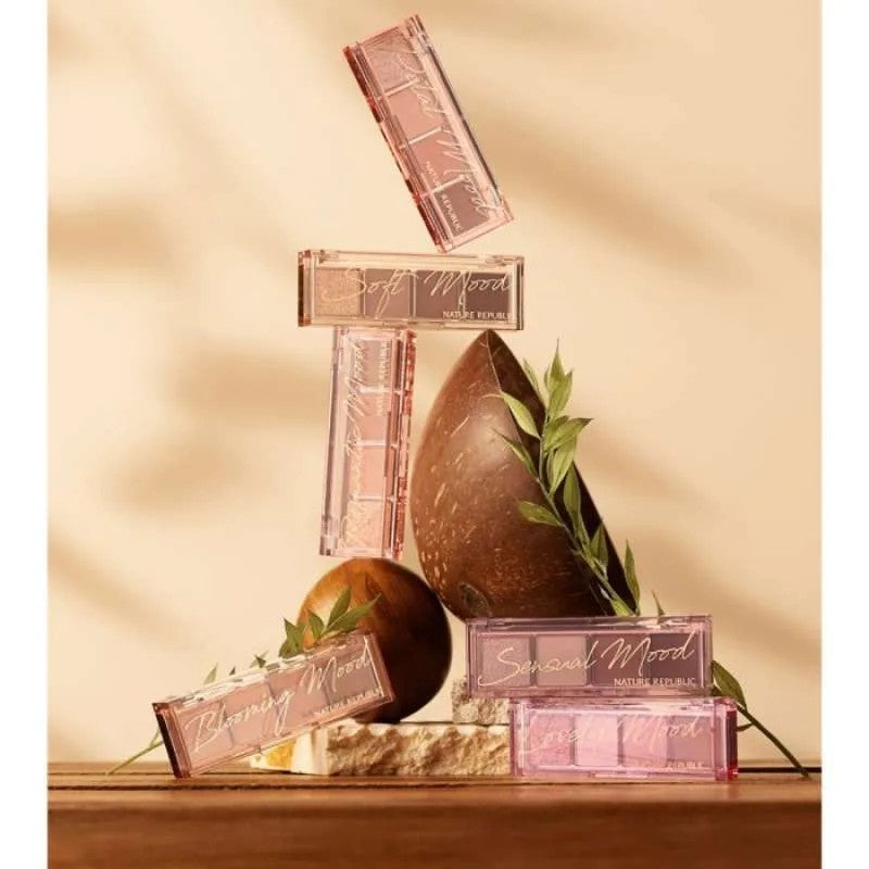 Nature Republic Daily Basic Palette, palette yeux coréenne aux ombres colorées faciles à porter