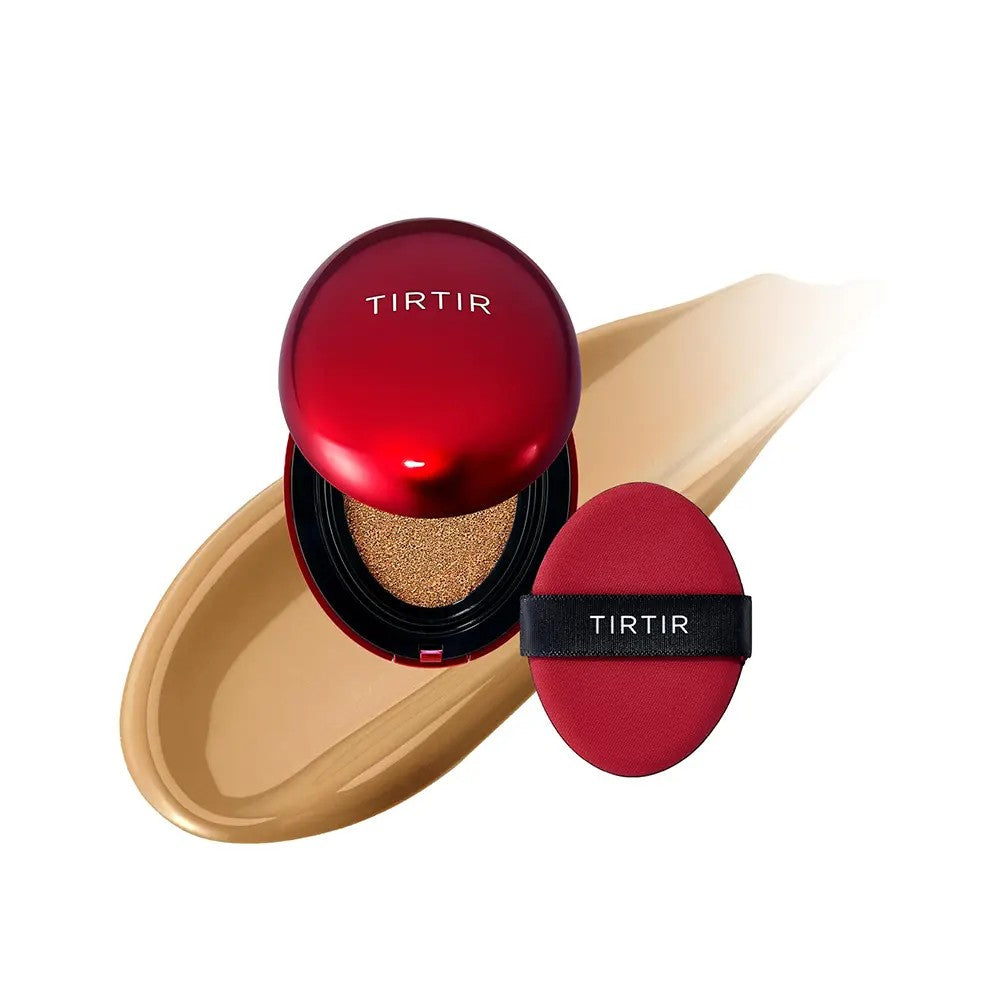 TIR TIR Mask Fit Red Cushion, fond de teint coréen au nénuphar blanc apaisant