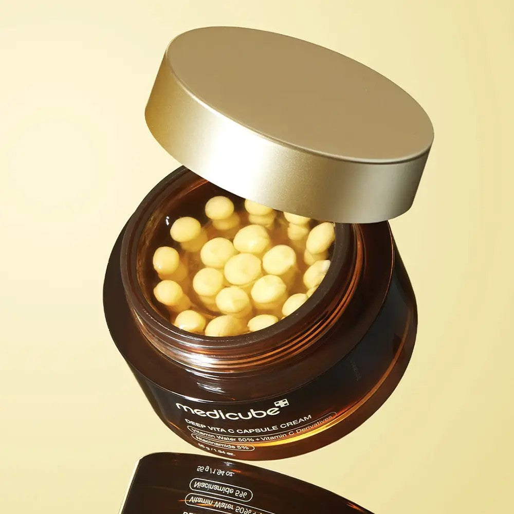 Medicube Deep Vita C Capsule Cream, crème coréenne à la vitamine C pour peau grasse