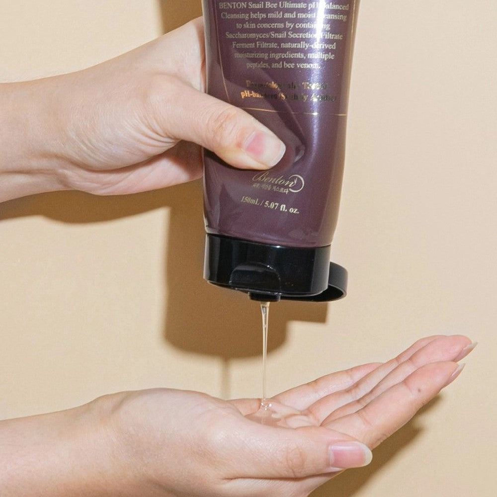 Benton Snail Bee Ultimate Cleansing, nettoyant au pH équilibré pour tous types de peau