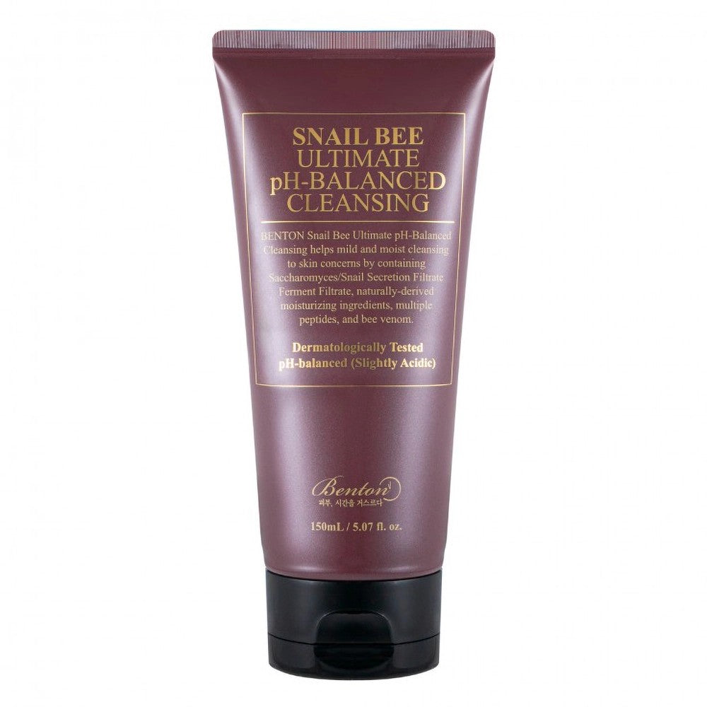 Benton Snail Bee Ultimate pH-Balanced Cleansing, nettoyant visage coréen à la mucine d'escargot