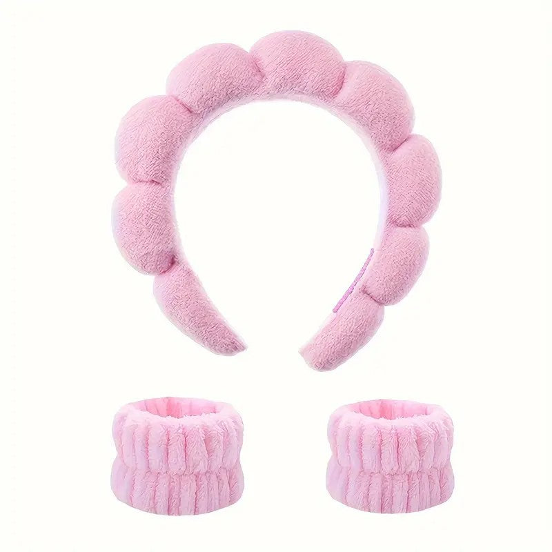 K Beauty Cosmetics set bandeau et poignée, duo accessoires pour le soin