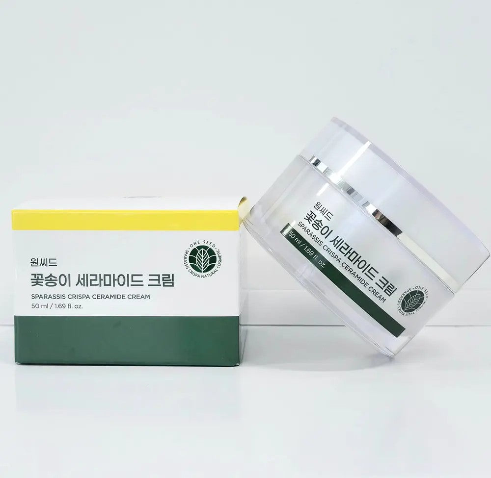 One Seed Sparassis Crispa Ceramide Cream, crème apaisante pour peaux sensibles et sèches