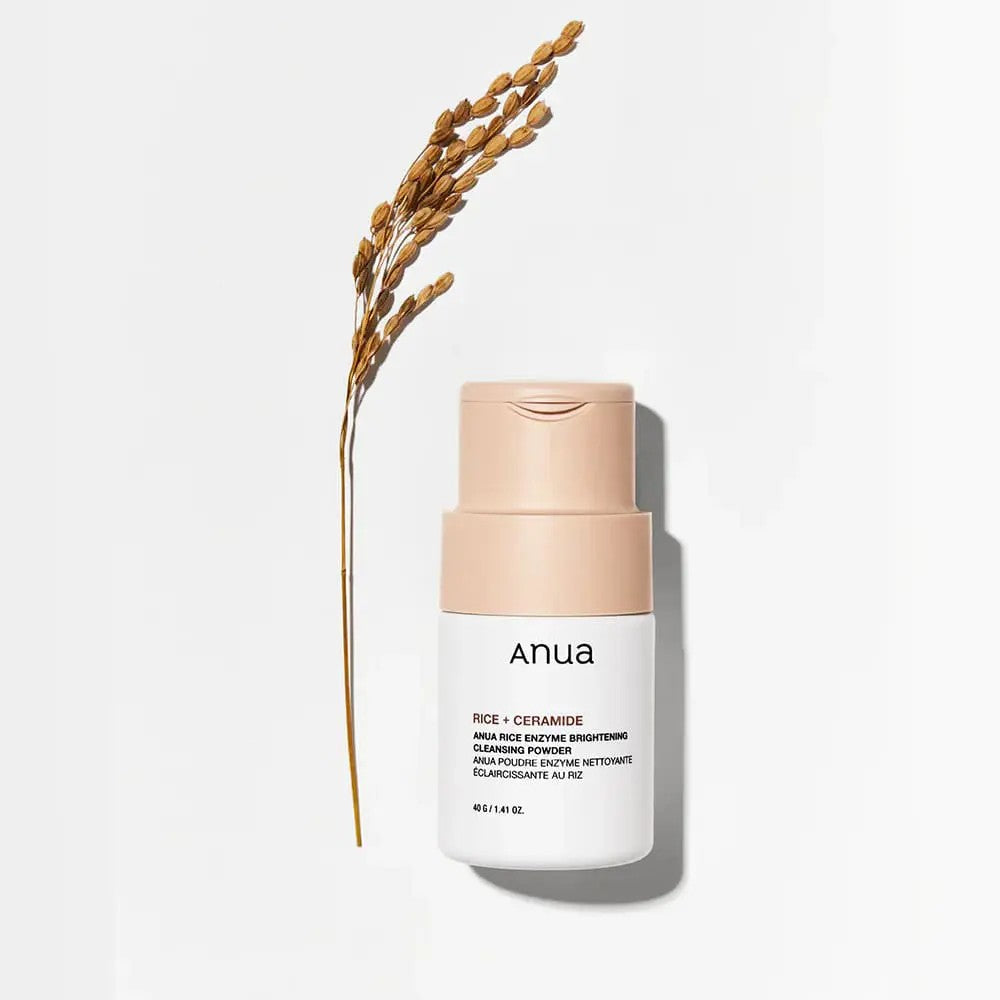 Anua Rice Enzyme Cleansing Powder, poudre exfoliante pour un teint éclatant et lisse