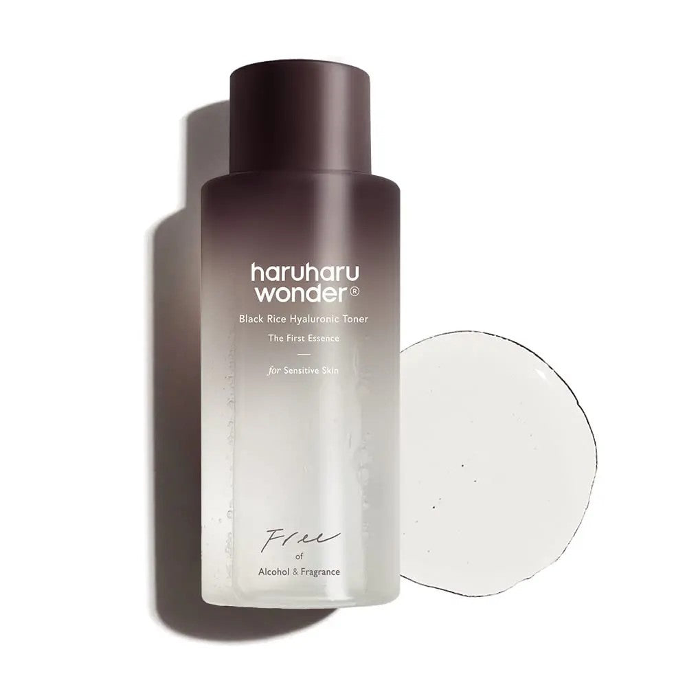 Haruharu Wonder Black Rice Hyaluronic Toner, lotion visage coréenne renfort barrière cutanée