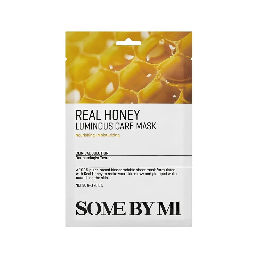 Some by Mi Real Honey Luminous Care Mask, masque tissu nourrissant au miel