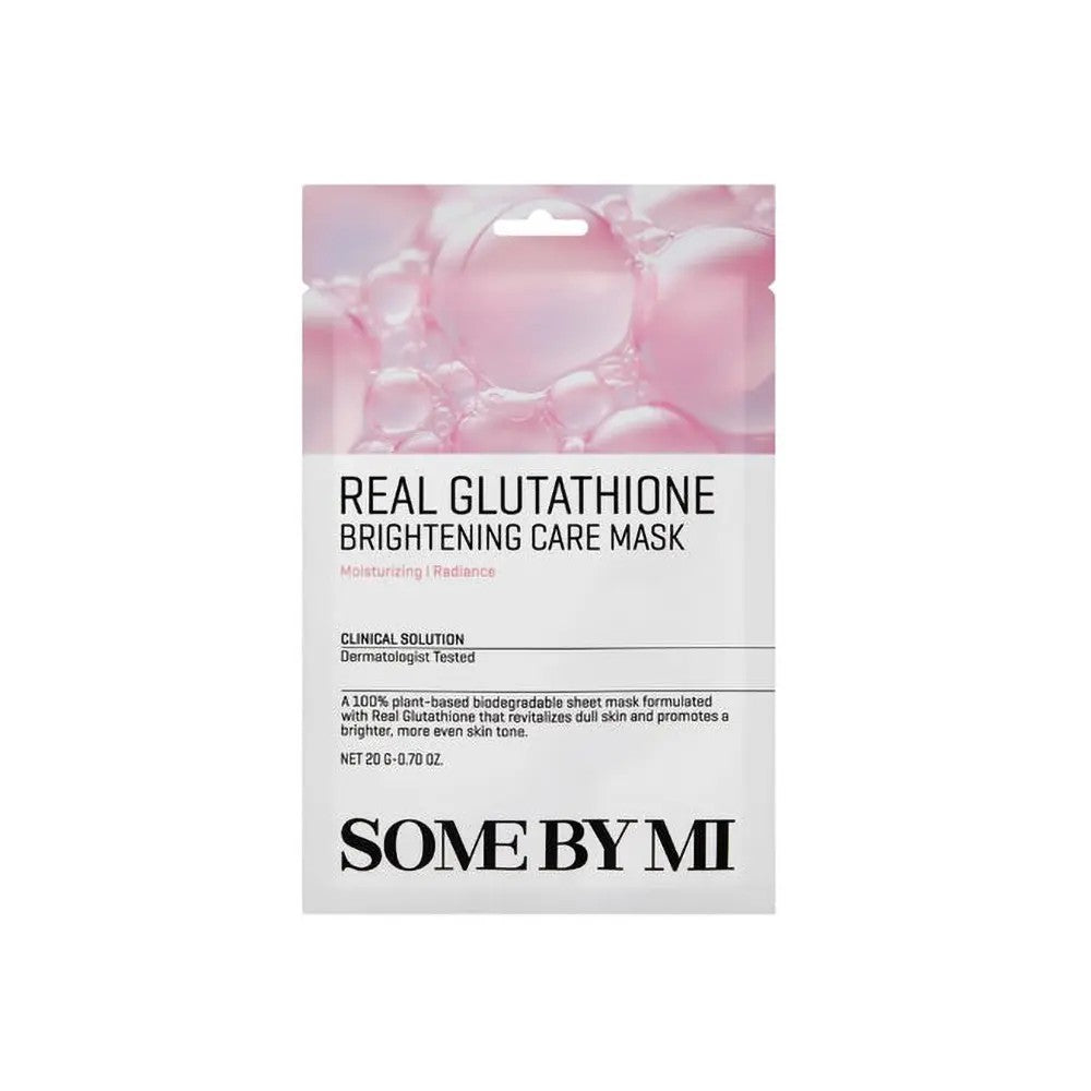 Some by Mi Real Glutathione Brightening Care Mask, masque tissu éclat au glutathion