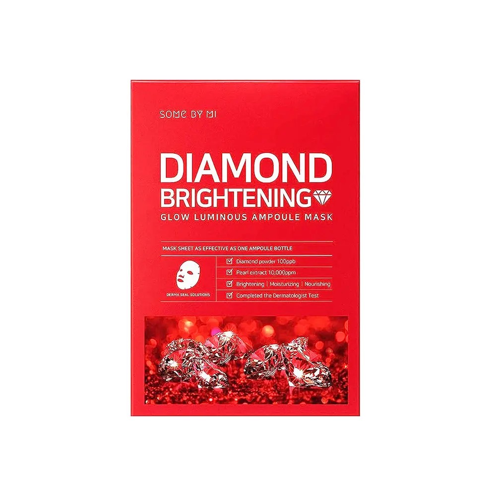 Some by Mi Real Diamond Brightening Glow, masque tissu illuminateur à l'extrait de perle