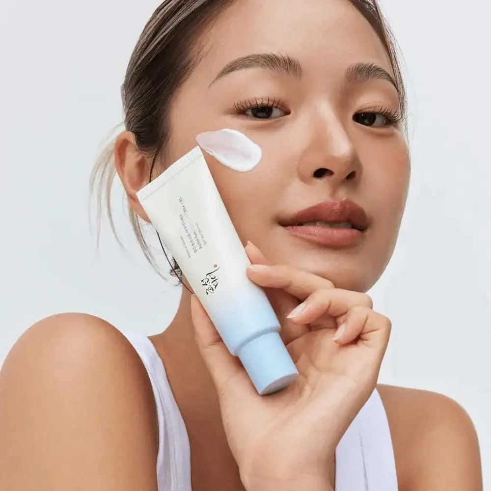 Crème solaire Beauty of Joseon Rice + B5, soin coréen pour peaux grasses et mixtes
