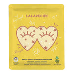 LALARECIPE Heart Goggle Brightening Mask, patchs contour des yeux hydrogel éclaircissants
