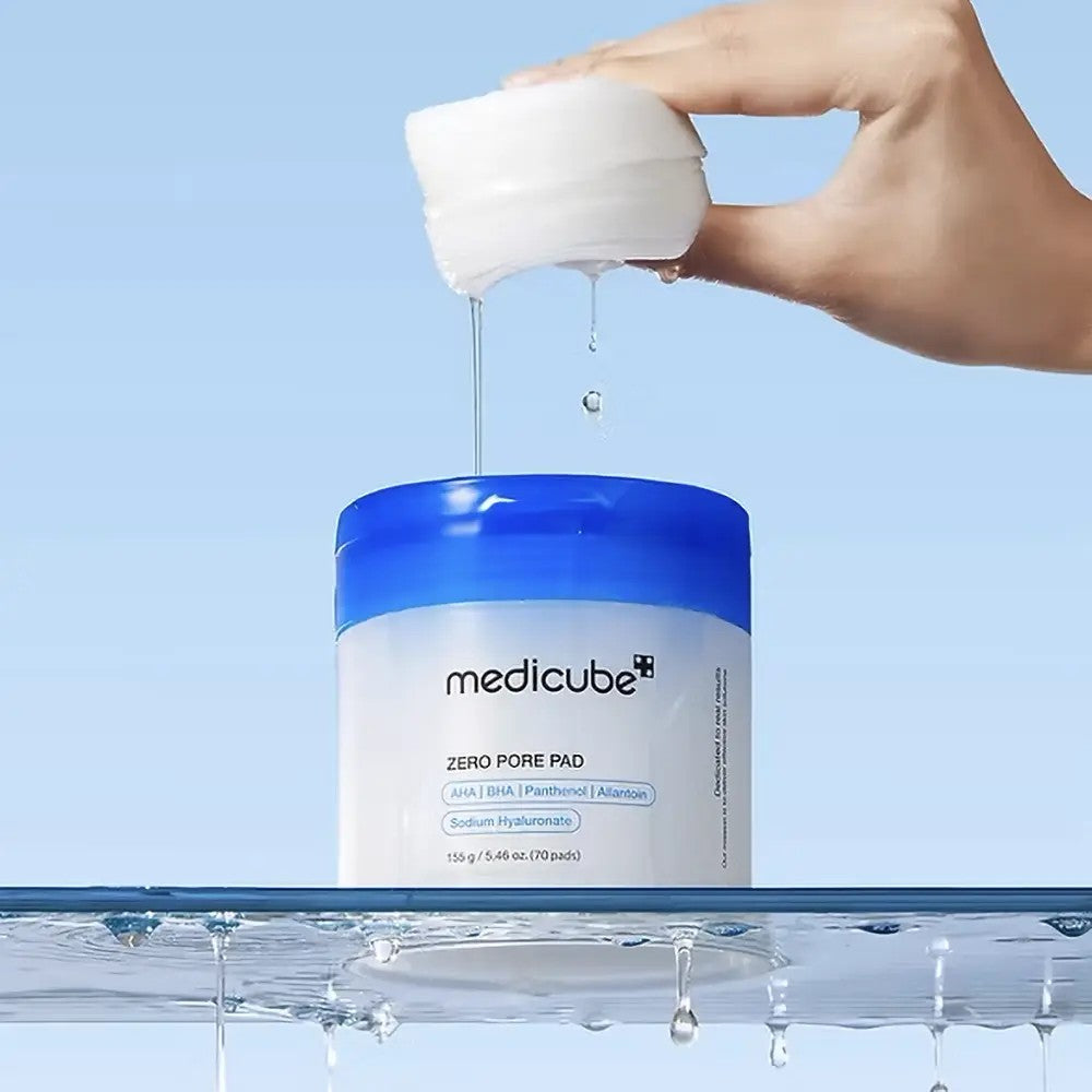 Medicube Zero Pore Pad aux extraits d'agrumes et saule blanc, resserre les pores et régule le sébum