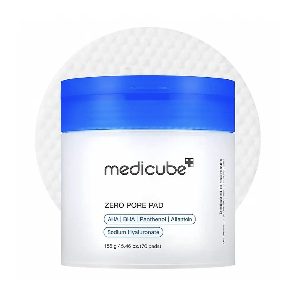 Medicube Zero Pore Pad, pads toner coréens purifiants pour peaux normales à grasses