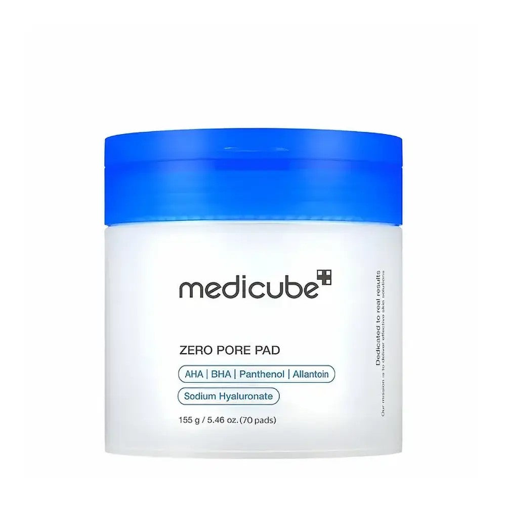 Medicube Zero Pore Pad, pad exfoliant AHA BHA coréen pour peaux grasses, mixtes et acnéiques