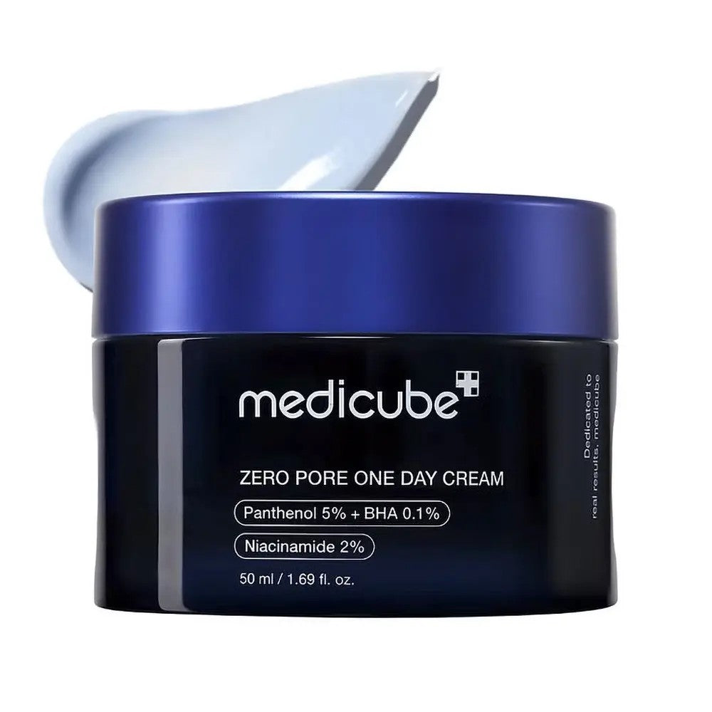 Medicube Zero Pore Day Cream à la niacinamide et acide salicylique, hydrate et resserre les pores
