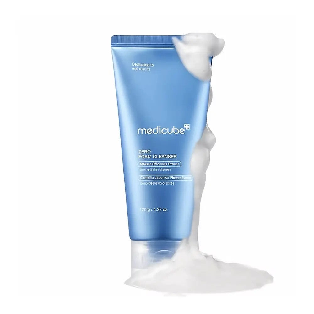 Medicube Zero Foam Cleanser aux extraits de saponaire et mélisse, contrôle du sébum et pores nettoyés