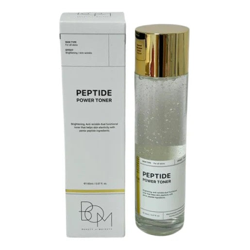 Beauty of Majesty Peptide Power Toner, lotion hydratante aux 8 types d'acide hyaluronique