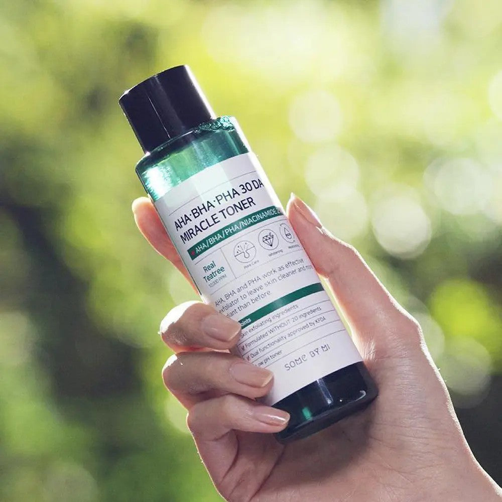 Some by Mi 30 Days Miracle Toner, tonique aux AHA BHA PHA pour peau acneique