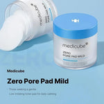 Pad exfoliant doux Medicube Zero Pore Pad Mild, toner coréen apaisant pour peaux sensibles