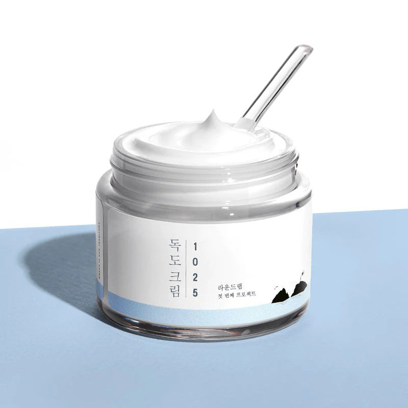 Round Lab 1025 Dokdo Cream, crème visage aux céramides et acide hyaluronique pour hydrater intensément