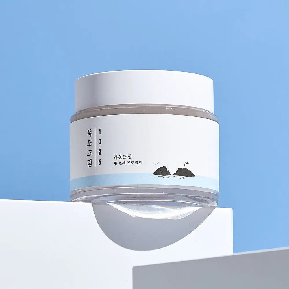 Round Lab 1025 Dokdo Cream, crème hydratante coréenne qui renforce la barrière cutanée
