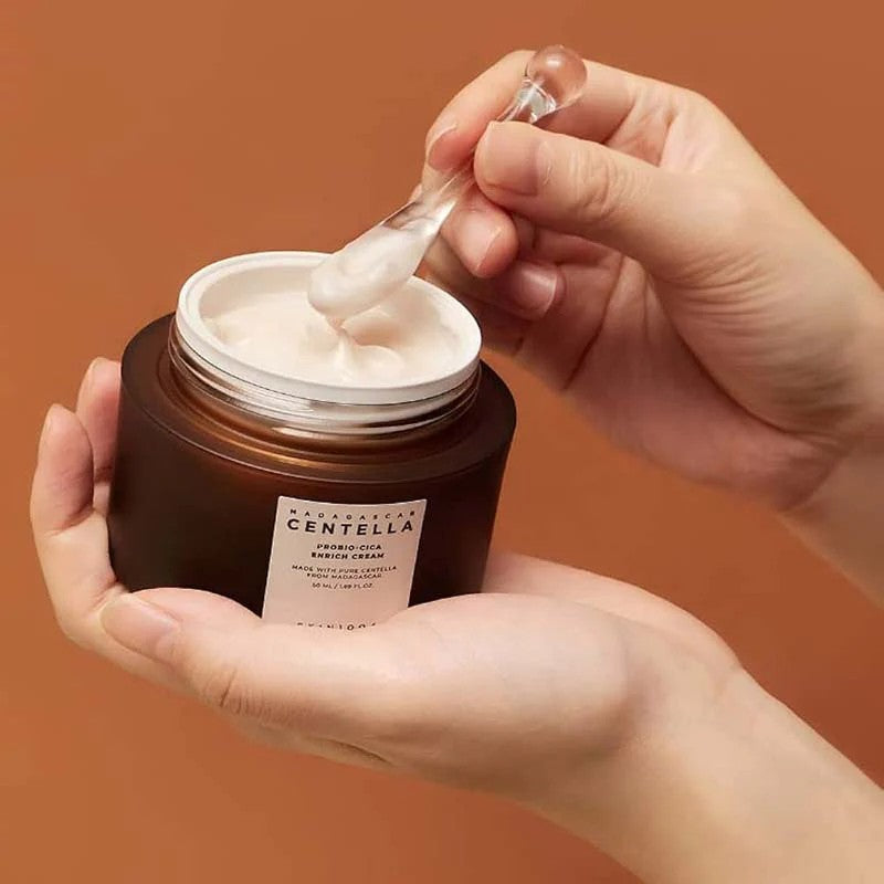 SKIN1004 Probio-Cica Enrich Cream, crème nourrissante qui renforce la barrière cutanée