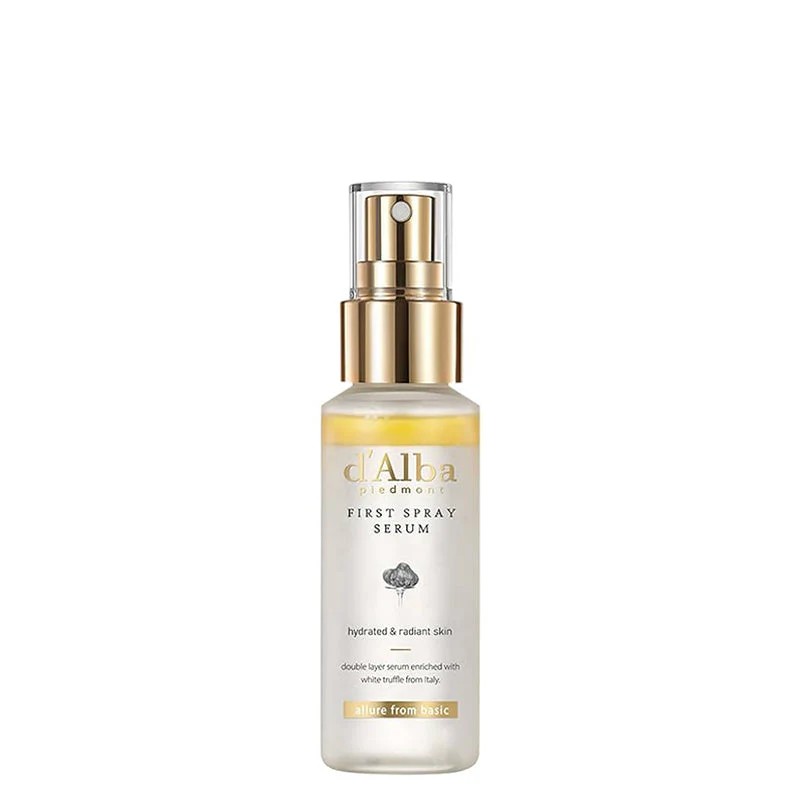 D'Alba White Truffle First Spray Serum, brume sérum hydratante coréenne à la truffe blanche