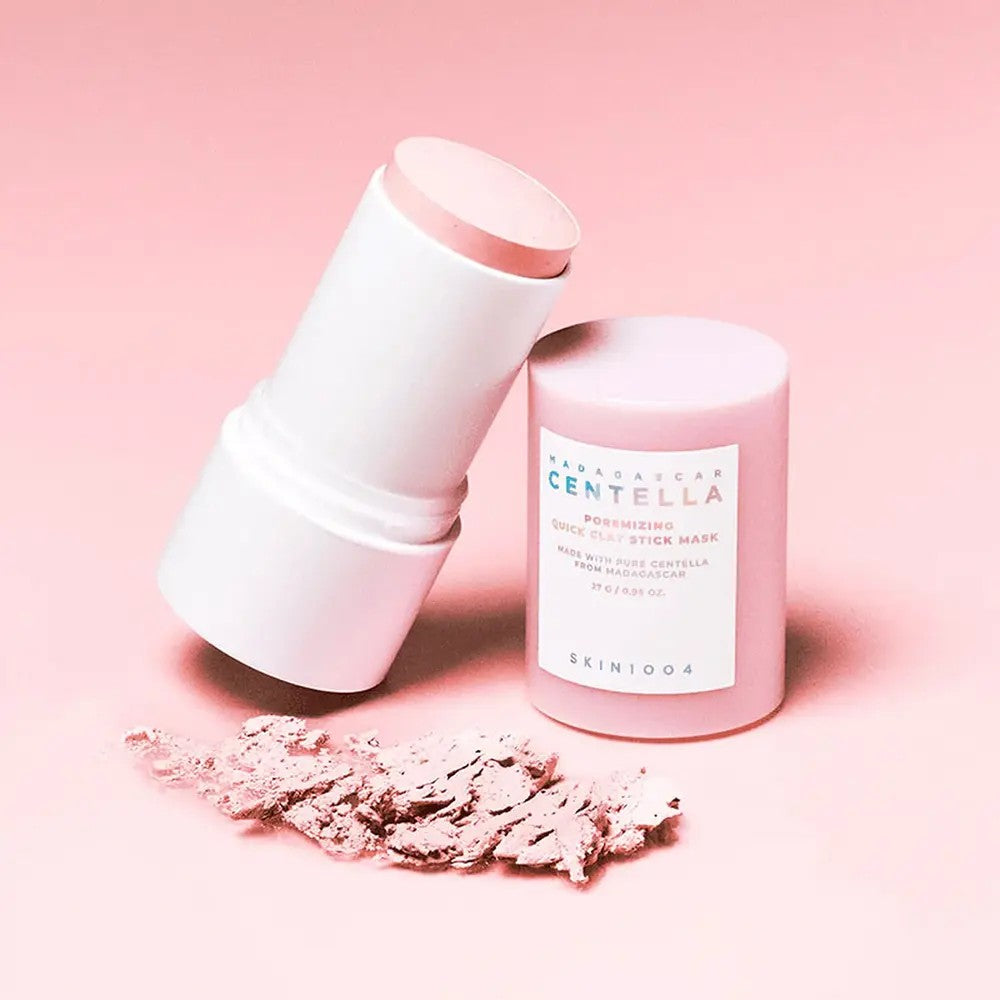 SKIN1004 Poremizing Quick Clay Stick Mask, masque au kaolin et haricot rouge pour peaux grasses