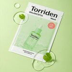 Torriden Balanceful Mask, masque tissu réconfortant hydratation intense et éclat des peaux fragiles