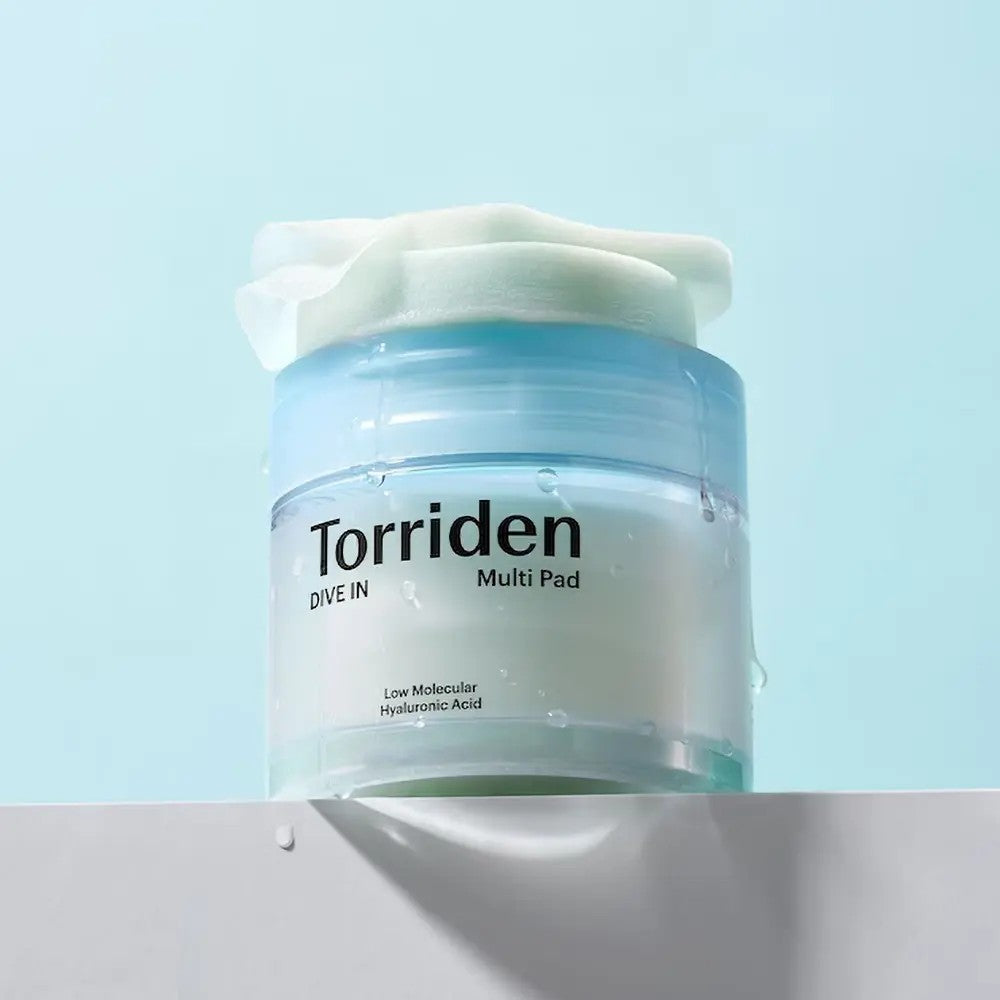 Torriden Dive In Multi Pad, disques hydratants intenses pour peau sensible et grasse