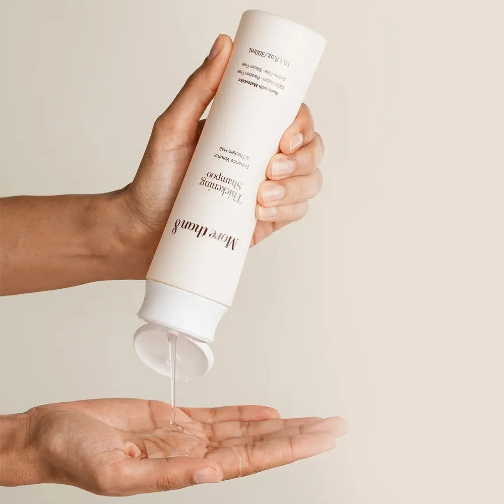 Morethan8 Thickening Shampoo, shampoing au thé vert redonnant du volume