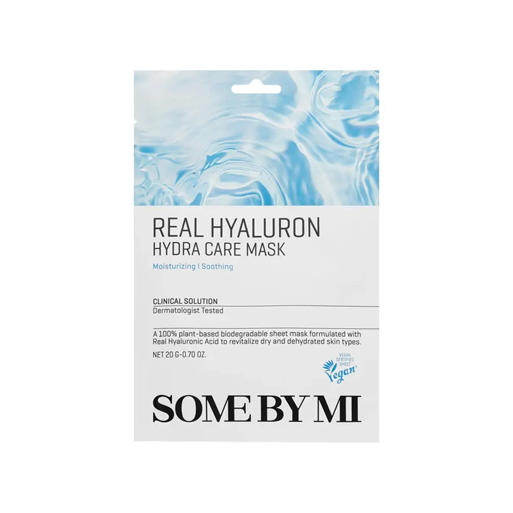 Some by Mi Real Hyaluron Hydra Care Mask, masque tissu hydratant coréen