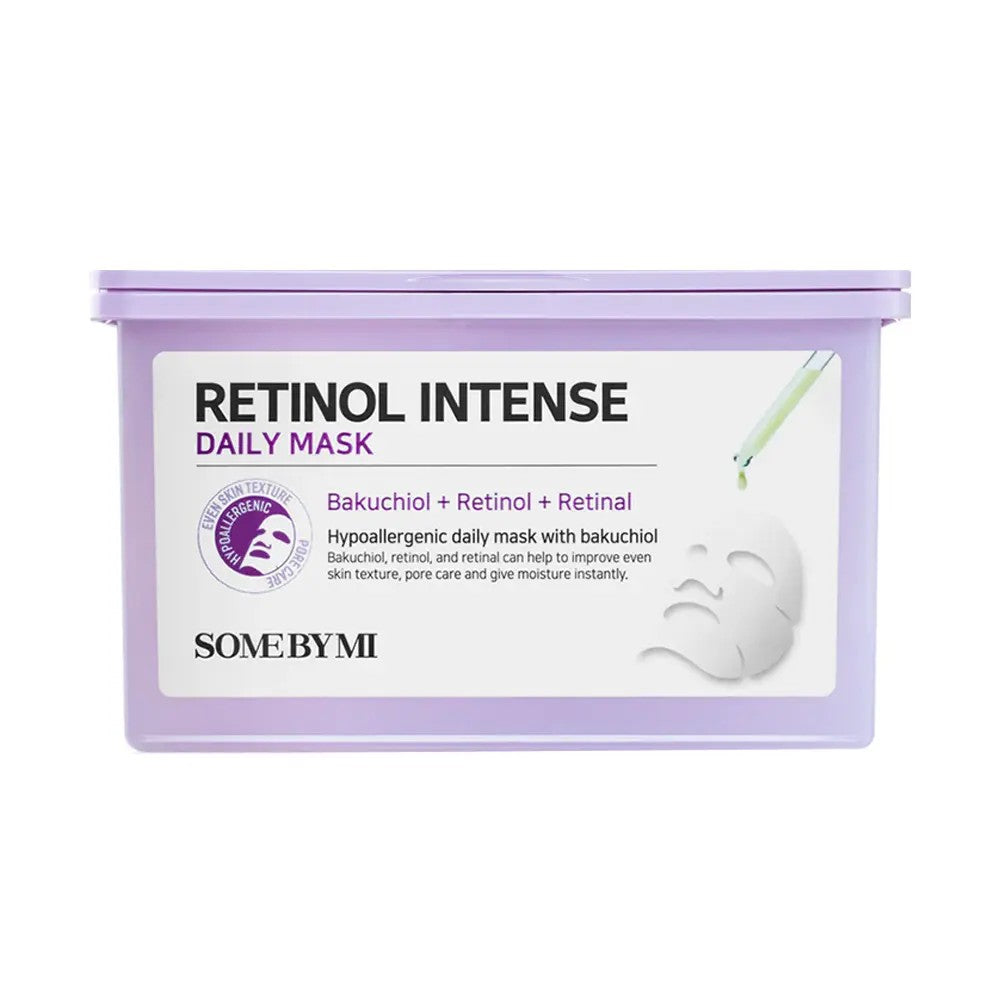 Some by Mi Retinol Intense Mask Daily Mask, masque tissu coréen au rétinol et bakuchiol