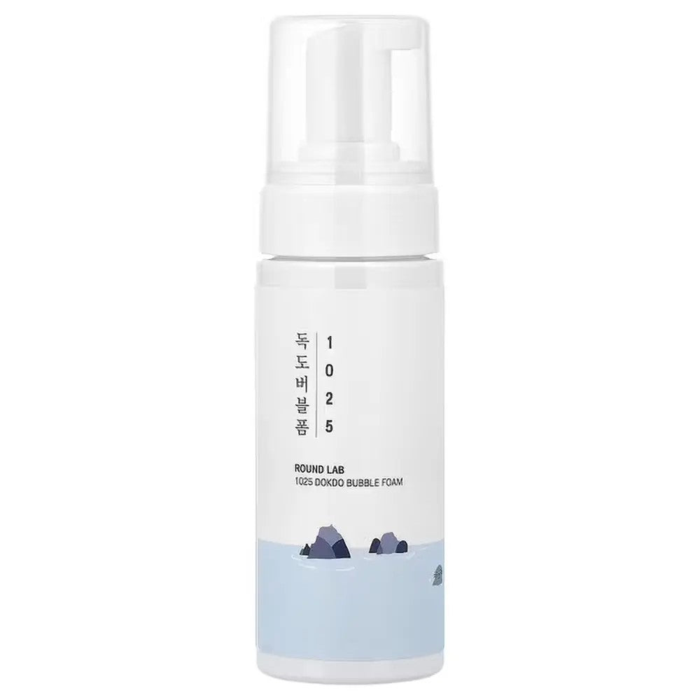 Round Lab Dokdo Bubble Foam, nettoyant moussant crémeux coréen à l'eau de mer d'Ulleungdo