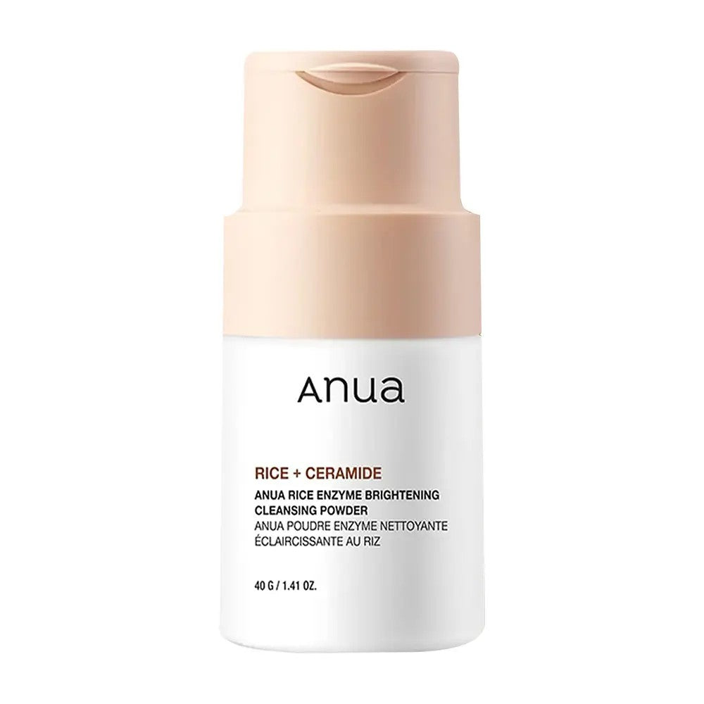 Anua Rice Enzyme Brightening Cleansing Powder, poudre nettoyante coréenne aux enzymes de riz