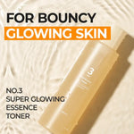 Numbuzin Toner 3 Super Glowing Essence, soin visage coréen teint lumineux et hydraté