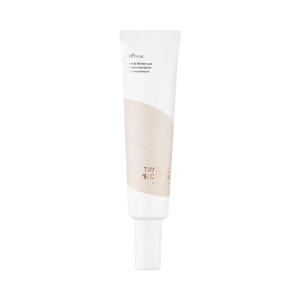 Isntree TW-Real Eye Cream, crème contour des yeux coréenne au ferment bifida