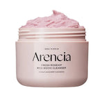 Arencia Fresh Rosehip Rice, nettoyant visage coréen 3-en-1 à la rose musquée et riz fermenté