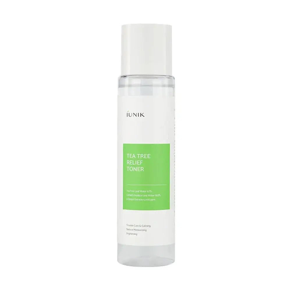 IUNIK Tea Tree Relief Toner, toner visage coréen apaisant à l'arbre à thé