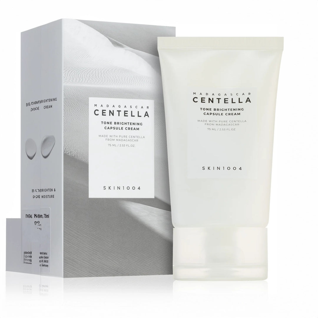SKIN1004 Tone Brightening Capsule Cream à la Centella asiatica de Madagascar, teint terne