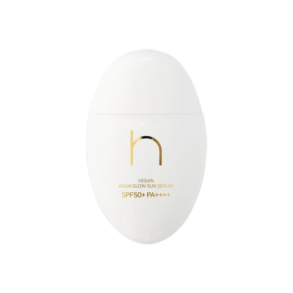 Hamél Aqua Glow Sun Serum SPF50+ PA++++, crème solaire coréenne fluide format sérum, effet Glow