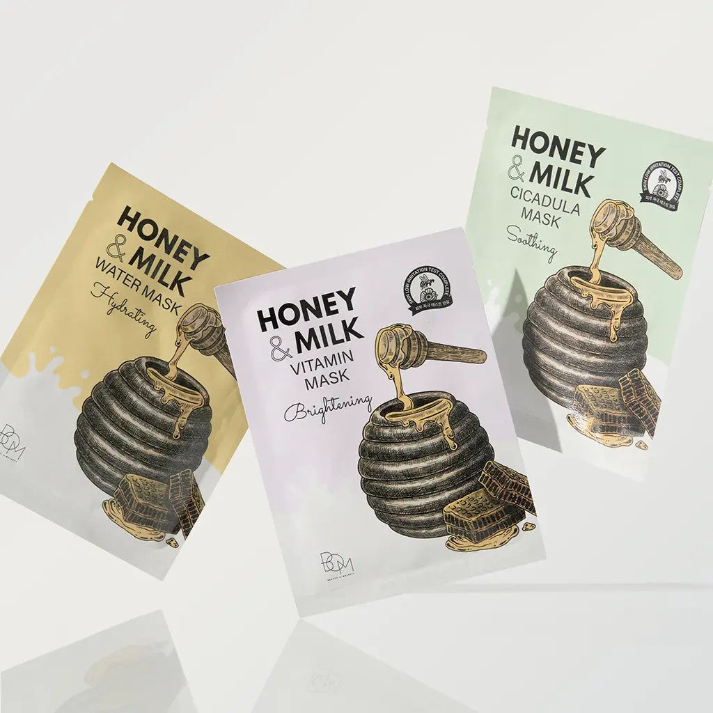 Beauty of Majesty Honey & Milk Water Mask, soin repulpant pour peau mature